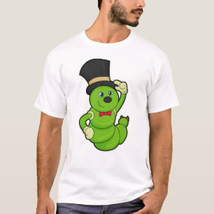 Caterpillar as Groom with Hat T-Shirt