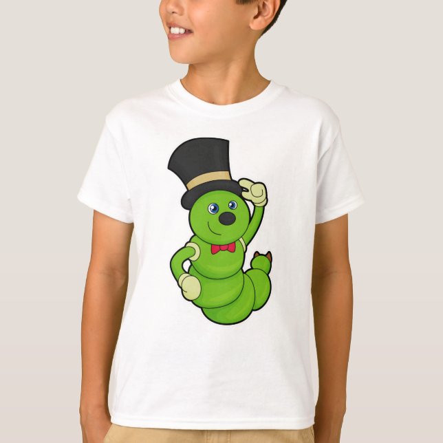Caterpillar as Groom with Hat T-Shirt (Front)