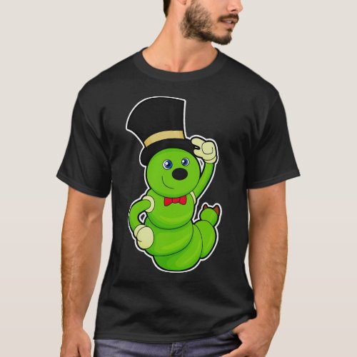 Caterpillar as Groom with Hat T_Shirt