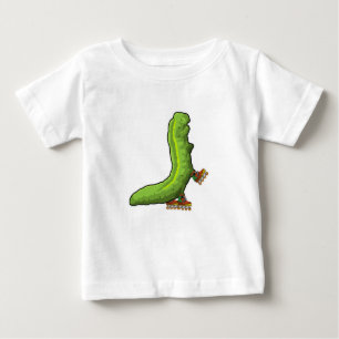 Caterpillar as Inline skater with Inline skates Baby T-Shirt