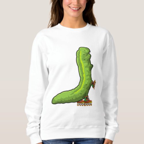 Caterpillar as Inline skater with Inline skates Sweatshirt