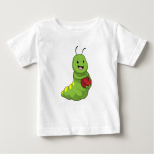 Caterpillar at Bowling with Bowling ball Baby T-Shirt