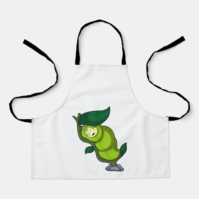 Caterpillar at Sleeping with Leaf Apron (Front)