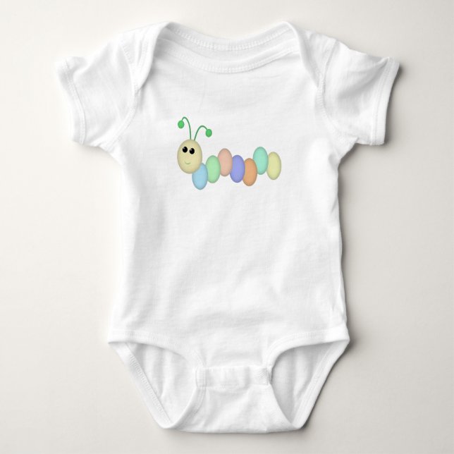 Caterpillar Baby Bodysuit (Front)
