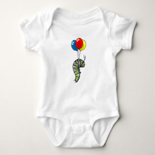 Caterpillar Balloon Baby Bodysuit