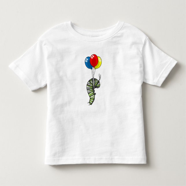 Caterpillar Balloon Toddler T-shirt (Front)