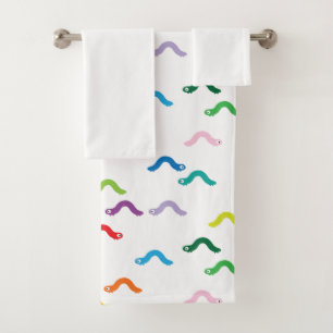 Caterpillar Bath Towel Set