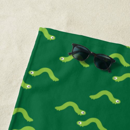 Caterpillar Beach Towel