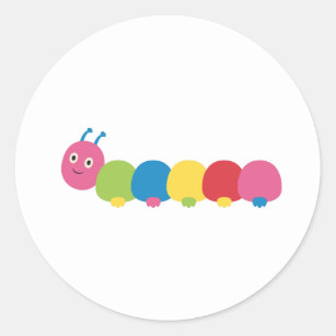 Cute and Happy Bug Stickers, Kawaii Bugs Sticker