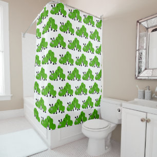 Caterpillar Design Shower Curtain