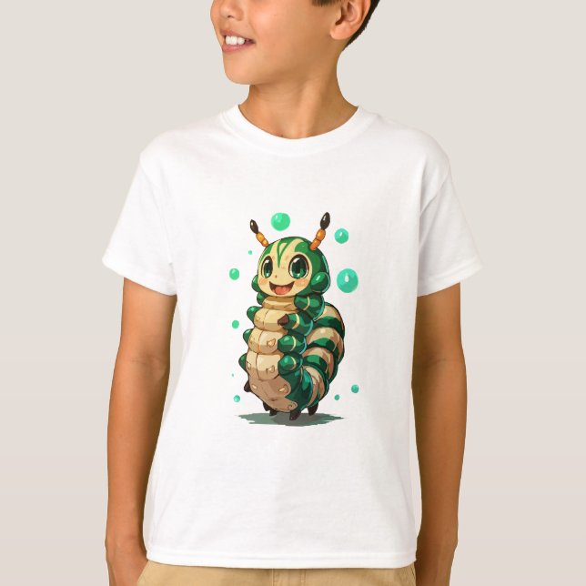 Caterpillar design T-Shirt (Front)