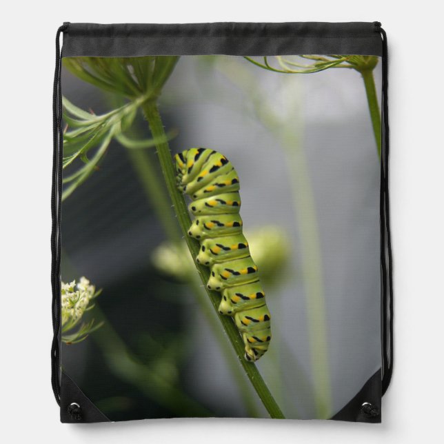 Caterpillar Drawstring Bag (Front)