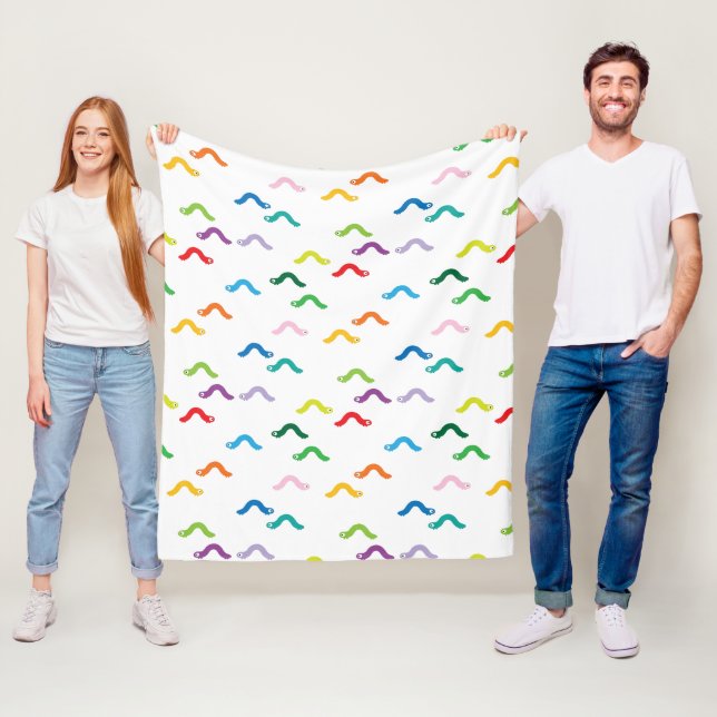 Caterpillar Fleece Blanket (In Situ)
