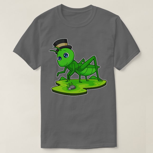 Caterpillar Gentleman Hat 2 T-Shirt (Design Front)