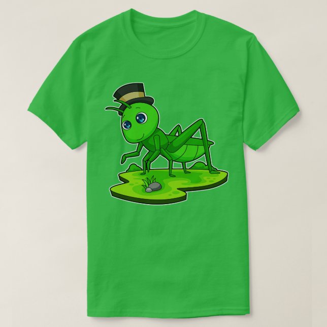 Caterpillar Gentleman Hat  T-Shirt (Design Front)