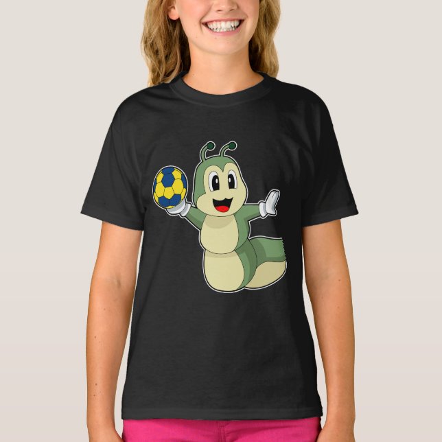 Caterpillar Handball player Handball T-Shirt (Front)