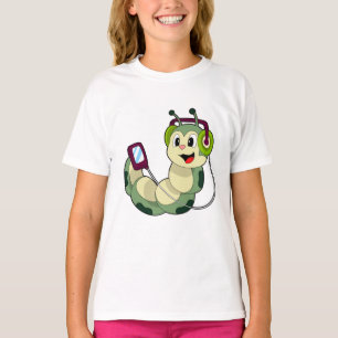 Caterpillar Headphone Music T-Shirt