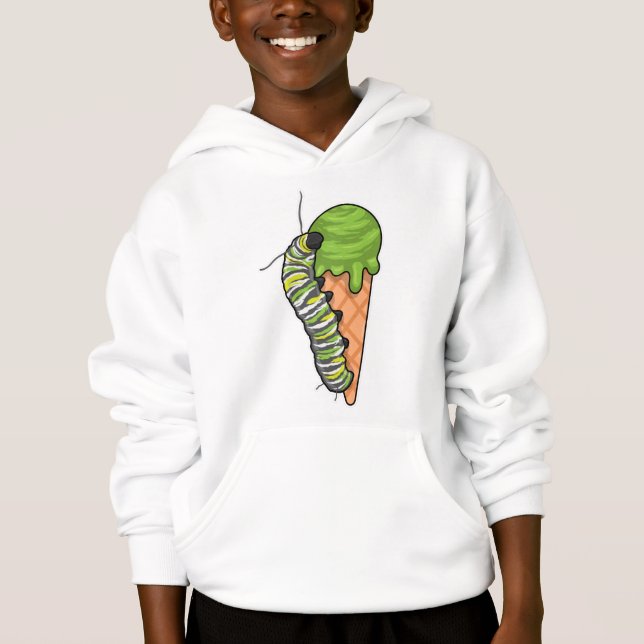 Caterpillar Ice cream Hoodie (Front)