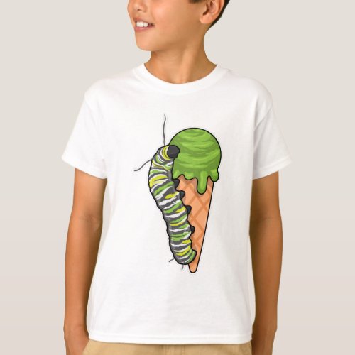 Caterpillar Ice cream T_Shirt