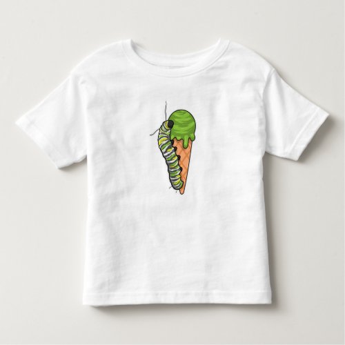 Caterpillar Ice cream Toddler T_shirt