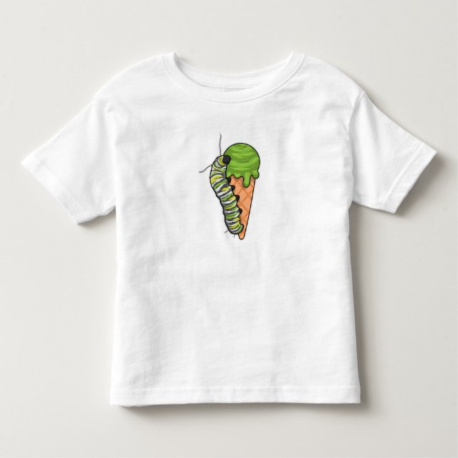 Caterpillar Ice cream Toddler T-shirt (Front)