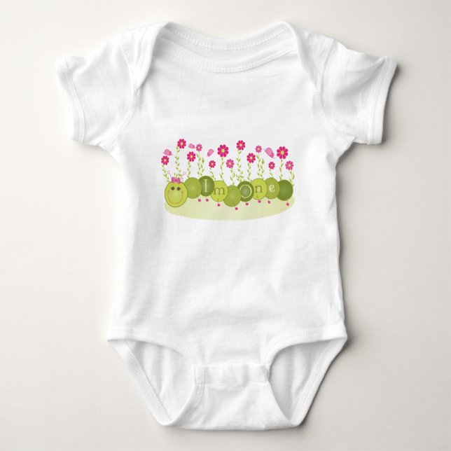 Caterpillar I'm Baby Bodysuit (Front)