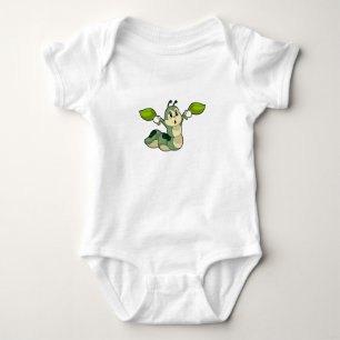Caterpillar Leaves Baby Bodysuit