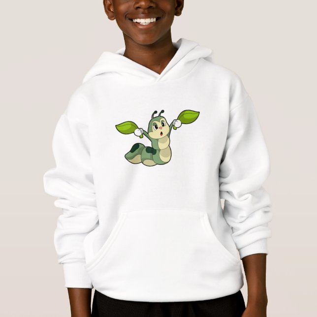 Caterpillar Leaves Hoodie (Front)
