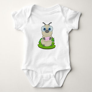 Caterpillar Letter Baby Bodysuit