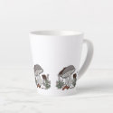 caterpillar mushroom small latte mug