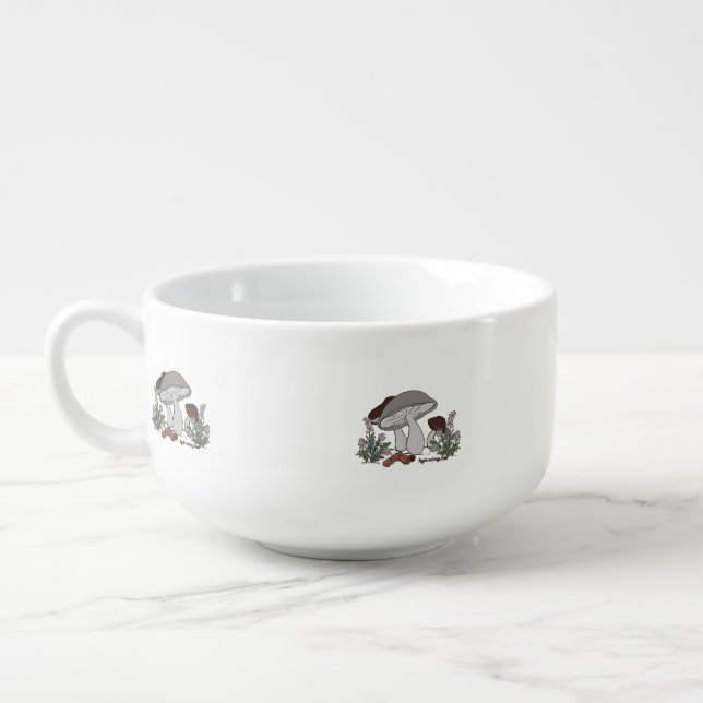 caterpillar mushroom soup mug (Right)