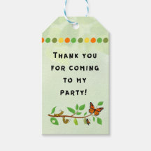 Caterpillar Party Favor Tag
