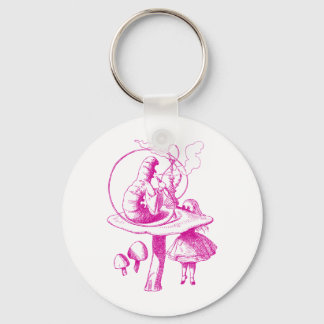Caterpillar Pink Keychain