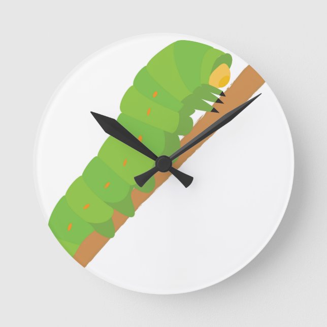 Caterpillar Round Clock (Front)