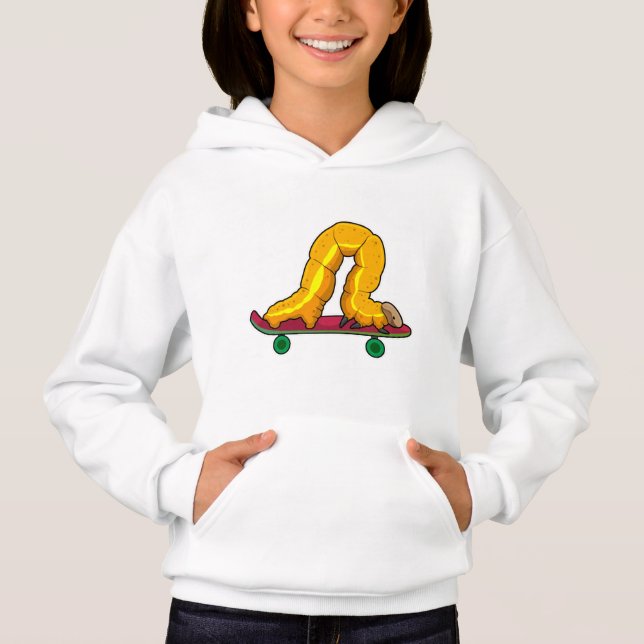 Caterpillar Skater Skateboard Hoodie (Front)