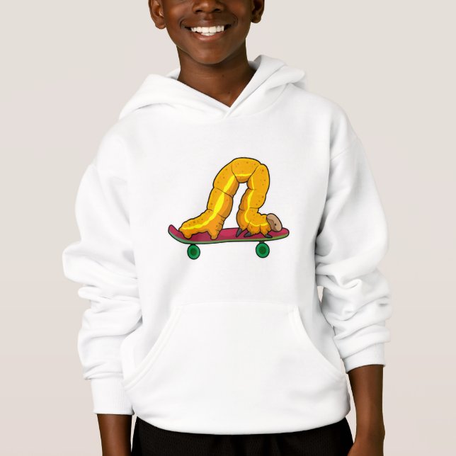 Caterpillar Skater Skateboard Hoodie (Front)