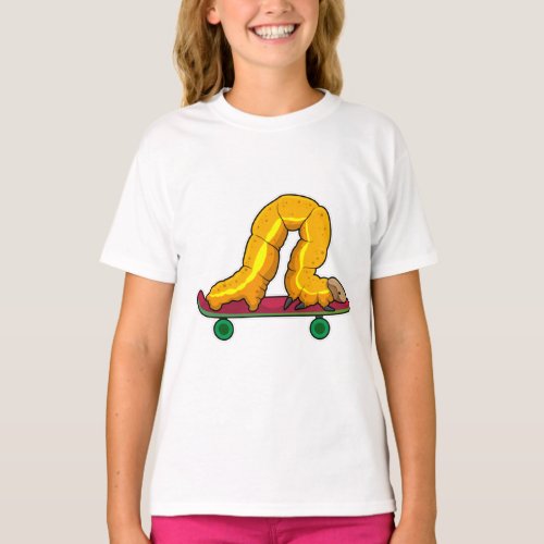 Caterpillar Skater Skateboard T_Shirt