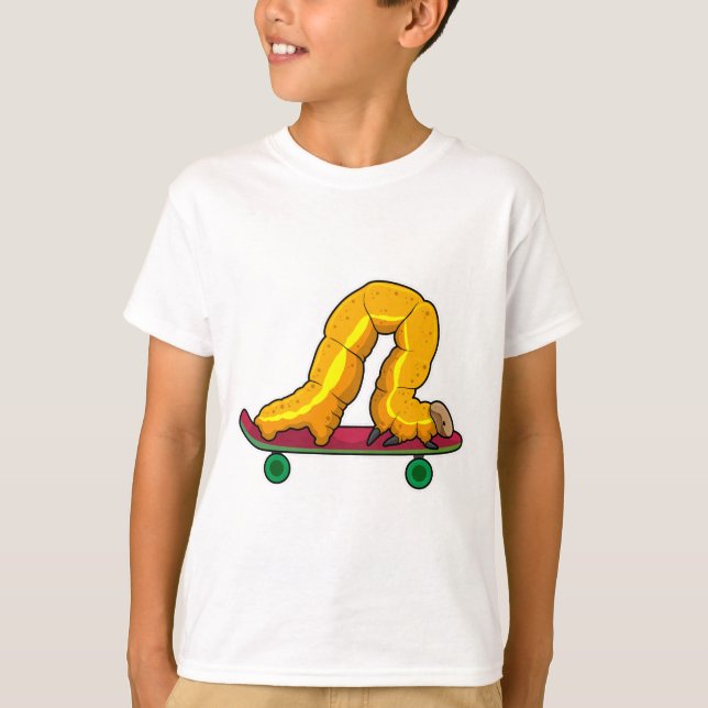 Caterpillar Skater Skateboard T-Shirt (Front)