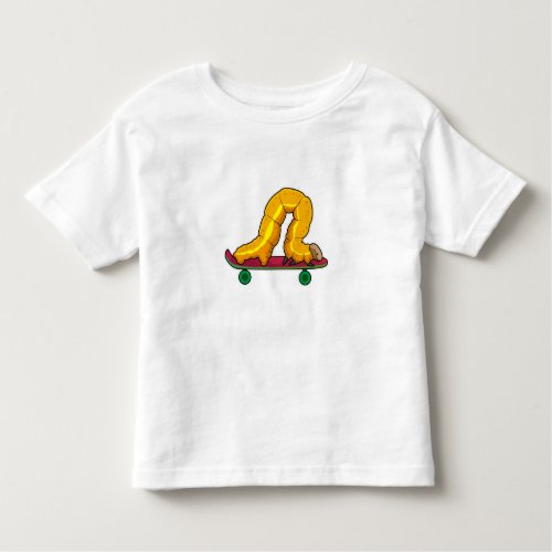 Caterpillar Skater Skateboard Toddler T_shirt