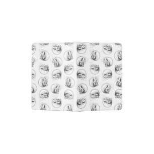 Caterpillar Smoking Hookah Alice in Wonderland Art Passport Holder
