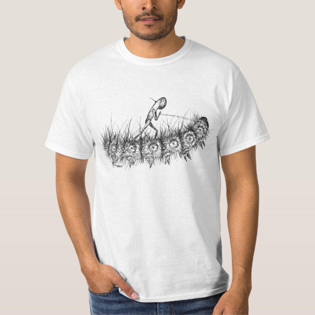 Caterpillar Surfer T-Shirt (Front)