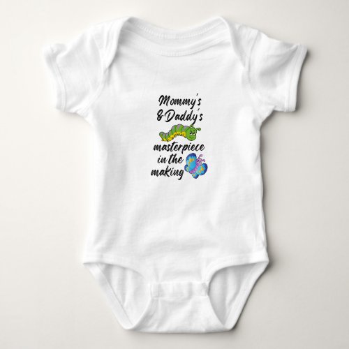 Caterpillar to Butterfly Baby Bodysuit