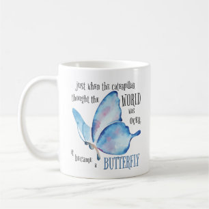 Caterpillar to Butterfly Mug