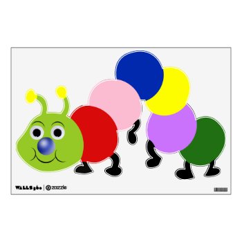 Caterpillar Wall Decal by efhenneke at Zazzle