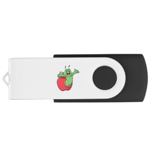 Caterpillar with Apple Flash Drive