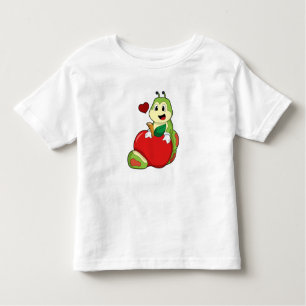 Caterpillar with Apple Toddler T-shirt