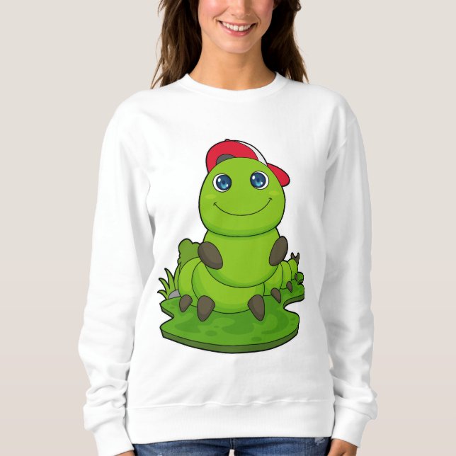 Caterpillar with Cap Sweatshirt (Front)