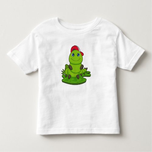 Caterpillar with Cap Toddler T_shirt