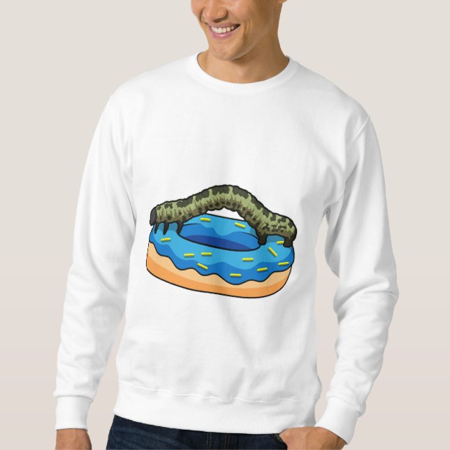 Caterpillar with Donut Sweatshirt (Front)
