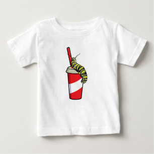 Caterpillar with Drink Baby T-Shirt